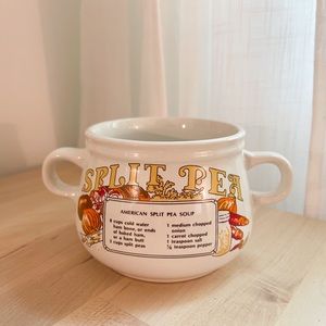 Vintage Split Pea Soup Bowl